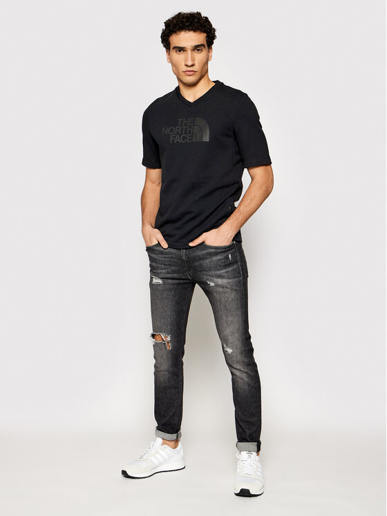 The North Face The North Face T-Shirt M Ss Big Logo NF0A3LDS Μαύρο Regular Fit