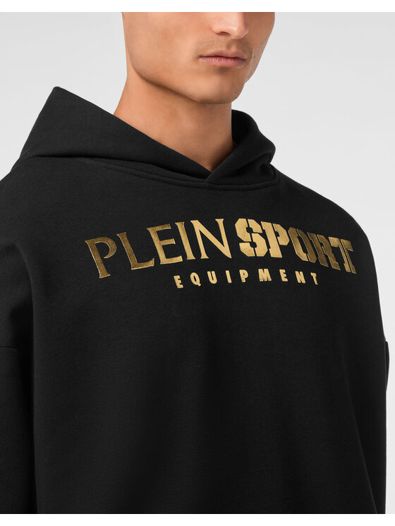 Plein Sport Plein Sport Bluza 24117 Czarny Regular Fit