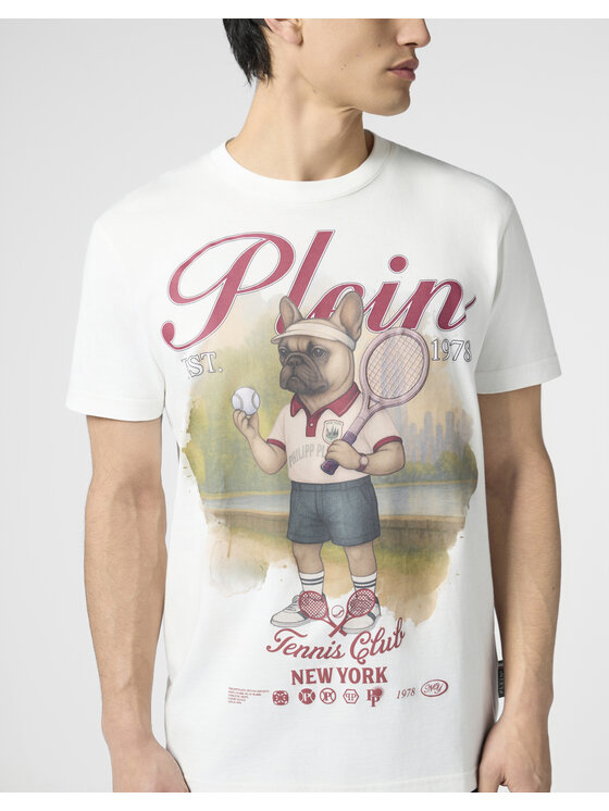 PHILIPP PLEIN PHILIPP PLEIN T-Shirt 30551 Biały Regular Fit