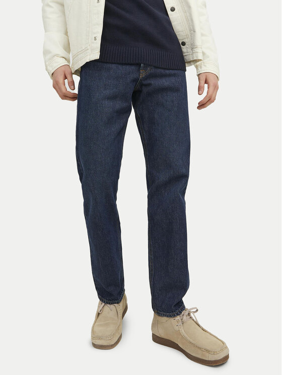 Jack&Jones Jeans Hlače Chris 12237276 Mornarsko Modra Relaxed Fit