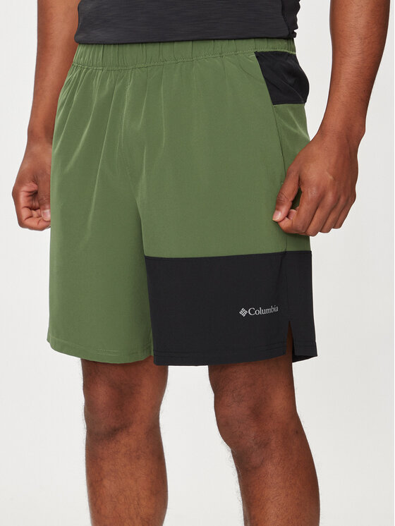 Columbia Pantaloni scurți sport Columbia Hike™ Color Block Short 2072004 Verde Active Fit