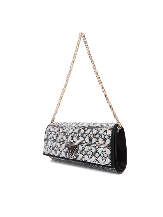 Guess Guess Geantă Elsie Mini HWSC96 50710 Argintiu
