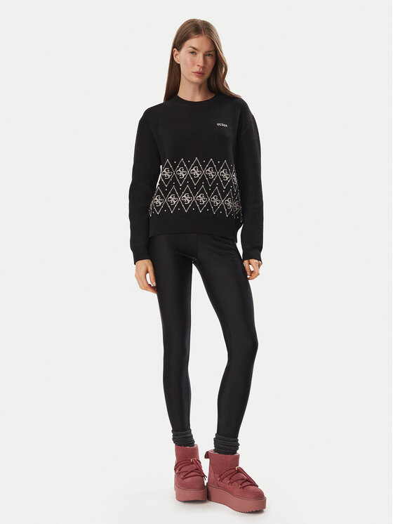Guess Guess Светр V6BR16 Z2278 Чорний Regular Fit