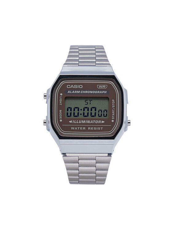 Casio Hodinky A168WA-5AYES Strieborná