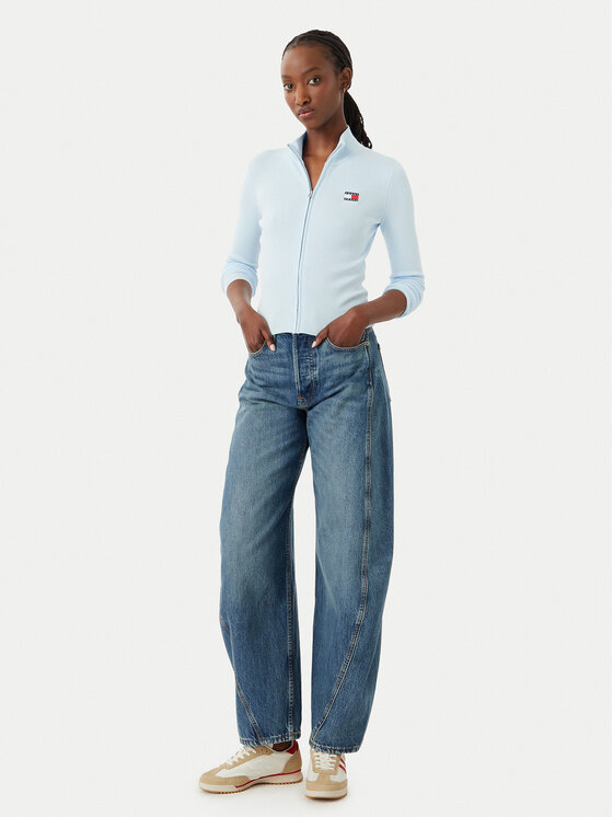 Tommy Jeans Tommy Jeans Džinsai Ella DW0DW23098 Mėlyna Barrel Fit