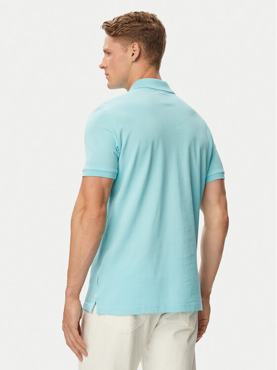 Beverly Hills Polo Club Beverly Hills Polo Club Tricou polo P-SS26M-P42560 Turcoaz Regular Fit
