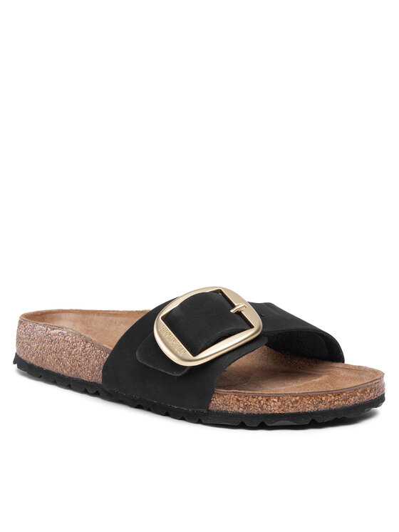 Birkenstock Birkenstock Шльопанці Madrid Big Buckle 1023373 Чорний
