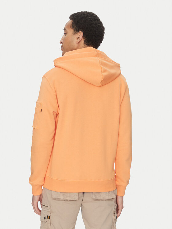 Alpha Industries Alpha Industries Bluza Puff Print 146338 Pomarańczowy Regular Fit
