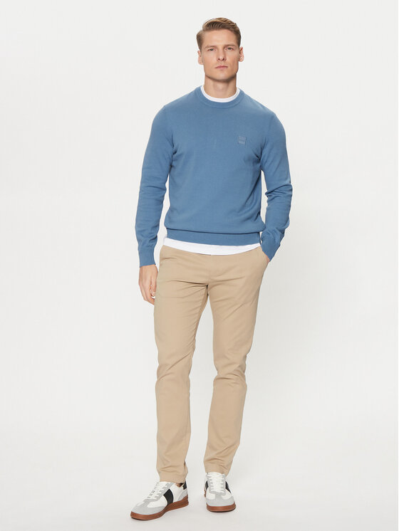 BOSS BOSS Pullover Kanovano 50471343 Blau Regular Fit