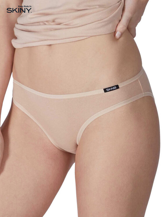 Skiny Skiny Komplet 3 par fig 84147 Beżowy