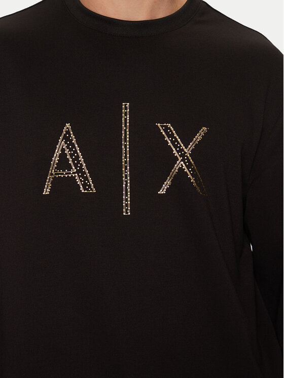 Armani Exchange Armani Exchange Longsleeve XM000331 AF12269 UC001 Czarny Regular Fit
