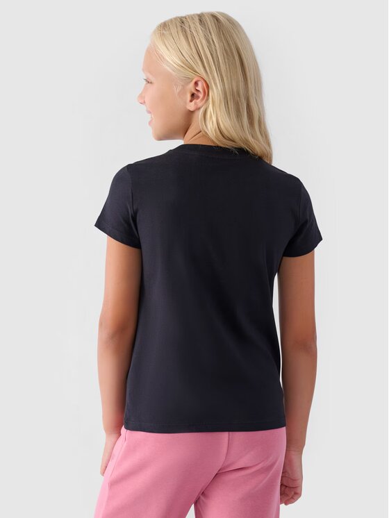 4F 4F T-shirt 4FJWAW24TTSHF1543-20S Nero Regular Fit