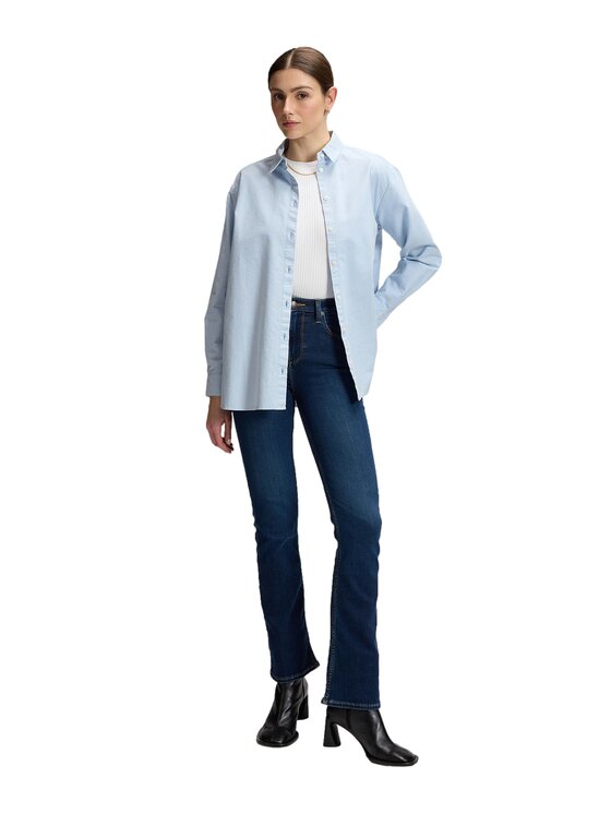 Lee Lee Koszula 112385728 Niebieski Relaxed Fit