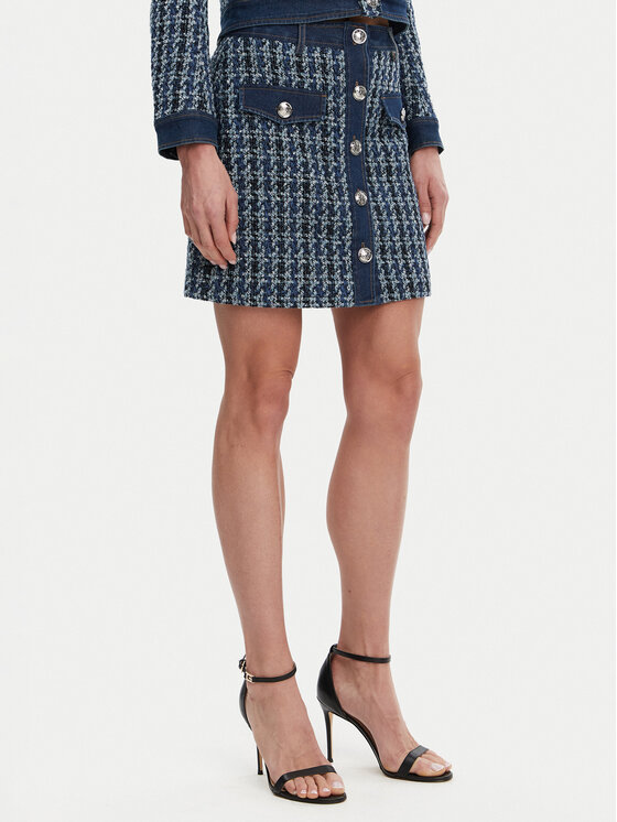 Morgan Morgan Φούστα mini 251-JIKI Μπλε Regular Fit