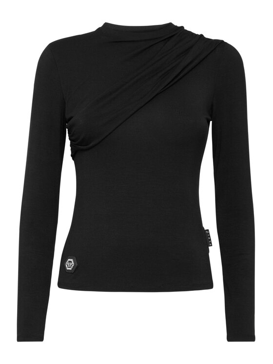PHILIPP PLEIN PHILIPP PLEIN Bluza 26467 Czarny Regular Fit
