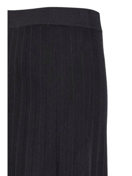 b.young b.young Φούστα maxi Gonna lana donna bymarlin plisse skirt Μαύρο Regular Fit