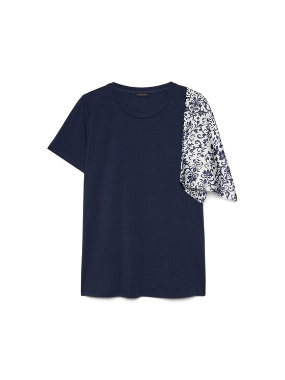 Fiorella Rubino Fiorella Rubino T-shirt G03UL008895N034 Blu Regular Fit