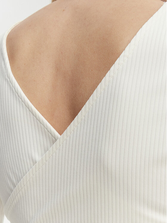 Roxy Roxy Longsleeve ERJKT04364 Λευκό Slim Fit