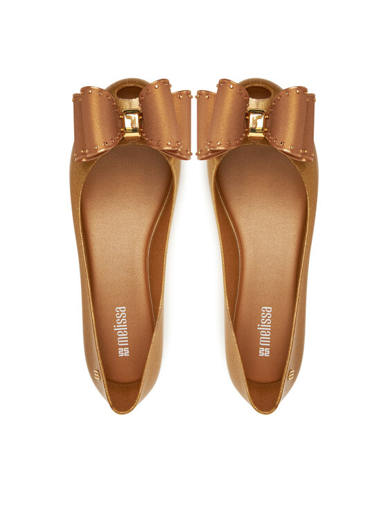 Melissa Melissa Baleriny Melissa Ultragirl Classic Bow Ad 35965 Złoty