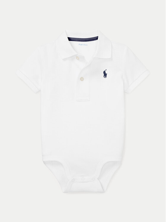 Polo Ralph Lauren Body pentru copii 320700386002 Alb