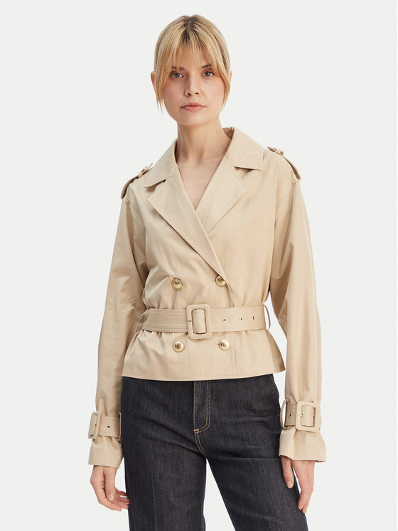 Guess Guess Trench W6GL21 W1954 Beige Regular Fit