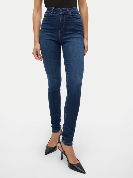 Vero Moda Džinsi Sophia 10193326 Zils Skinny Fit