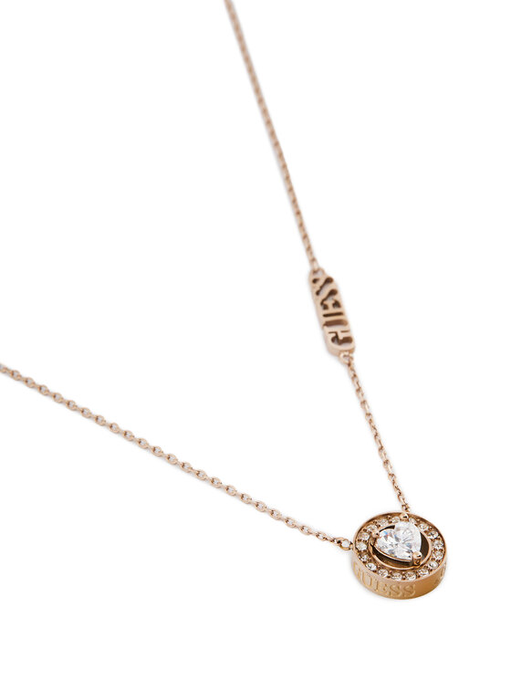 Guess Guess Schmuckset Halskette und Ohrringe JUBS04 694JW Goldfarben