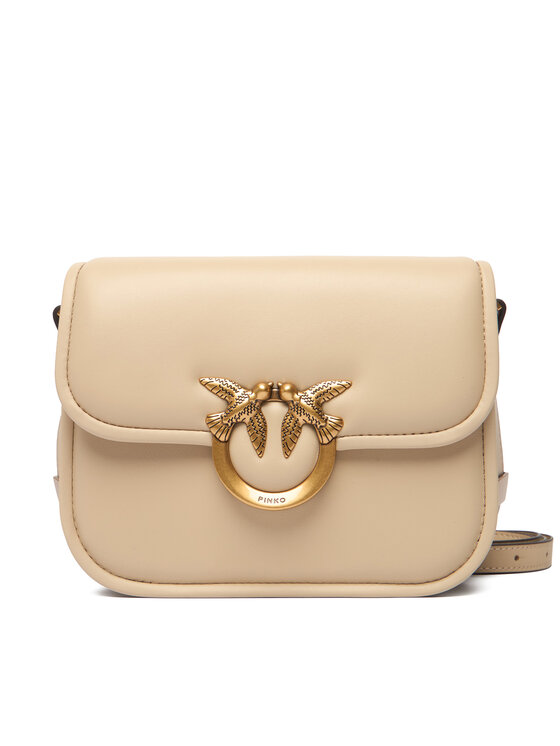 PINKO PINKO Geantă Love Box Bag Fl Mini PE 25 PLTT 104297 A26L Bej
