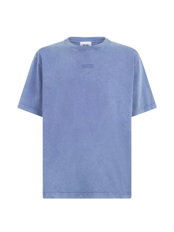 GCDS GCDS T-Shirt b1cm2320jh5-69 Fioletowy Regular Fit