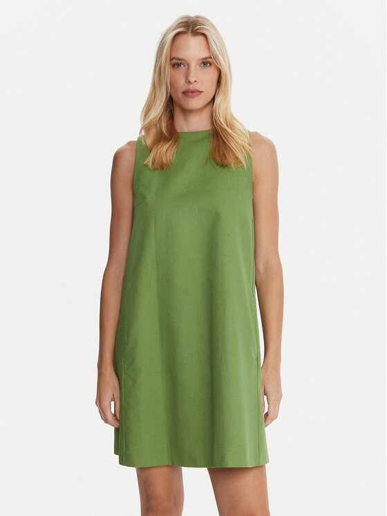 Weekend Max Mara Weekend Max Mara Ikdienas kleita Racer 2515221102 Zaļš Regular Fit