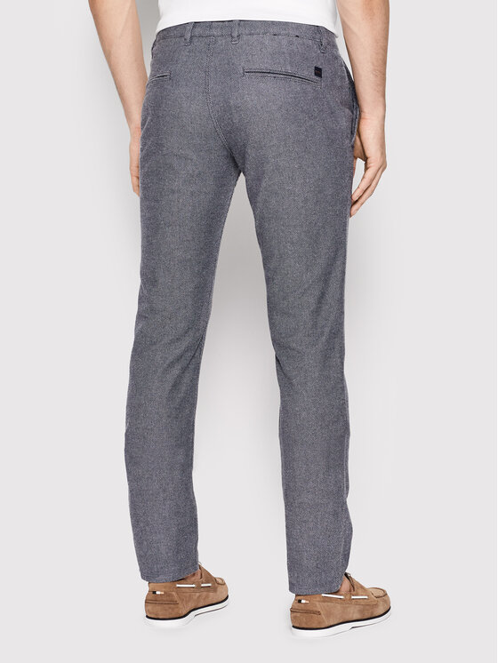 Pantaloni chino Schino 50466588 Grigio Slim Fit