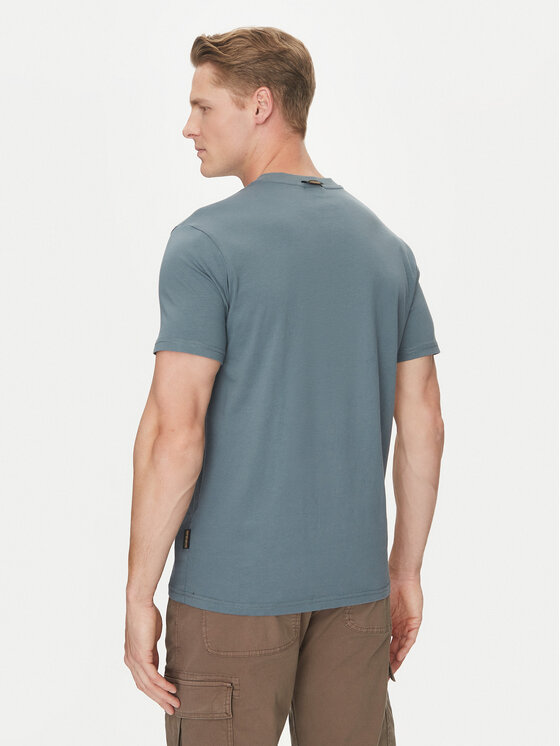 Napapijri Napapijri Tričko S-Bollo NP0A4I3C Modrá Regular Fit