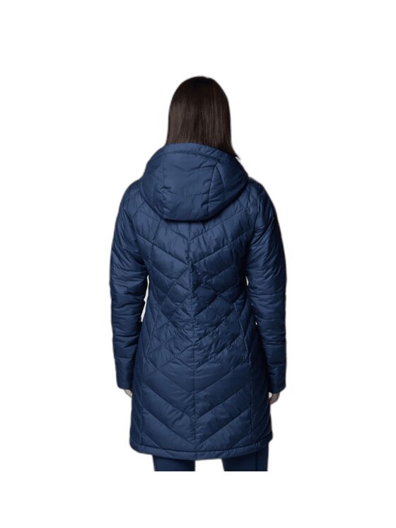 Columbia Columbia Kurtka przejściowa Heavenly ong Hooded Jacket 1738161464 Granatowy Regular Fit