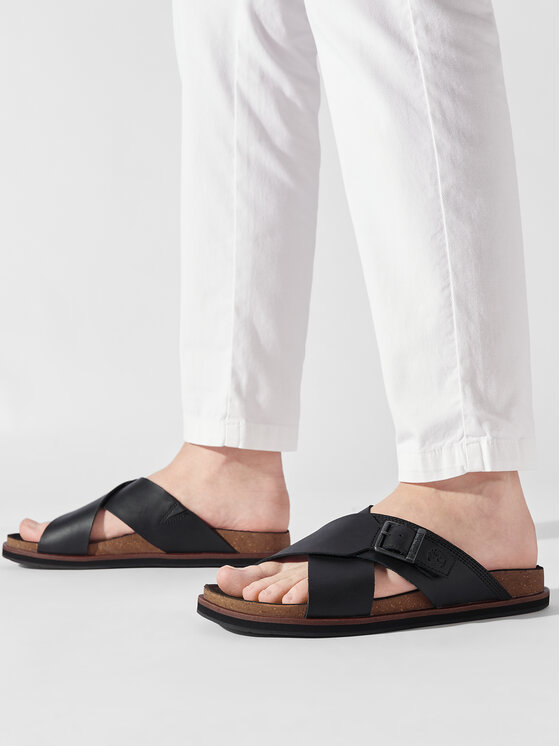 Timberland Timberland Iešļūcenes Amalfi Vibes Cross Slide TB0A2B65015 Melns