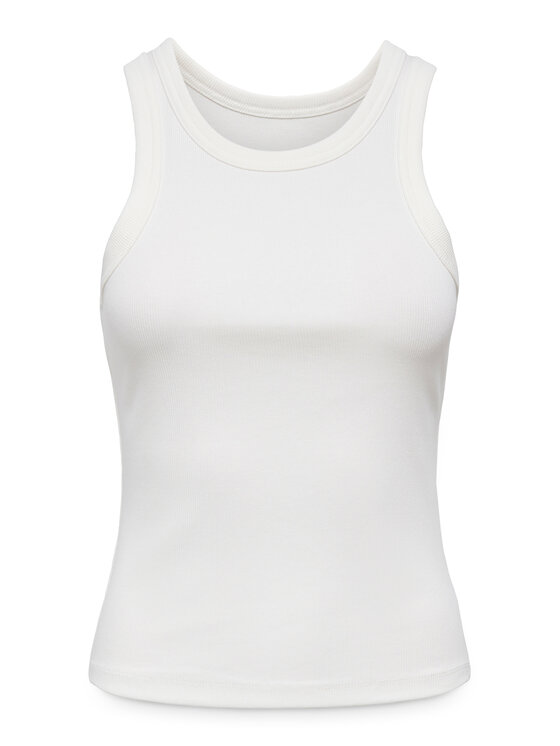 ONLY Top Val 2-Way 15371705 Biały Slim Fit