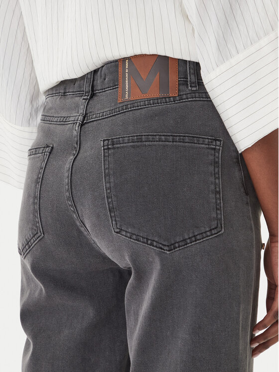 LOLA CASADEMUNT LOLA CASADEMUNT Jeansy MS2614016 Šedá Straight Fit