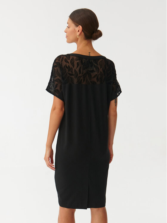 Tatuum Tatuum Haljina za svaki dan Owera T2322.201 Crna Relaxed Fit