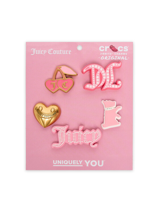 Női Crocs Cipő dekoráció, Színes, Juicy Couture 5 Pack 10014526