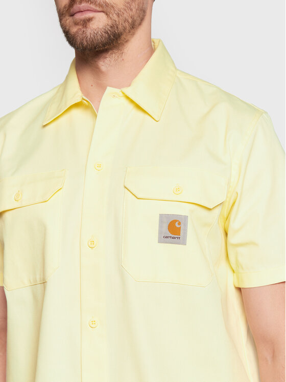 Carhartt WIP Carhartt WIP Koszula Master I027580 Żółty Regular Fit