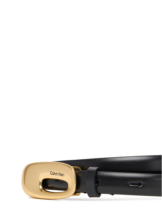 Calvin Klein Calvin Klein Női öv Elongated Chucnhy Buckle 15Mm LV04F7022G Fekete
