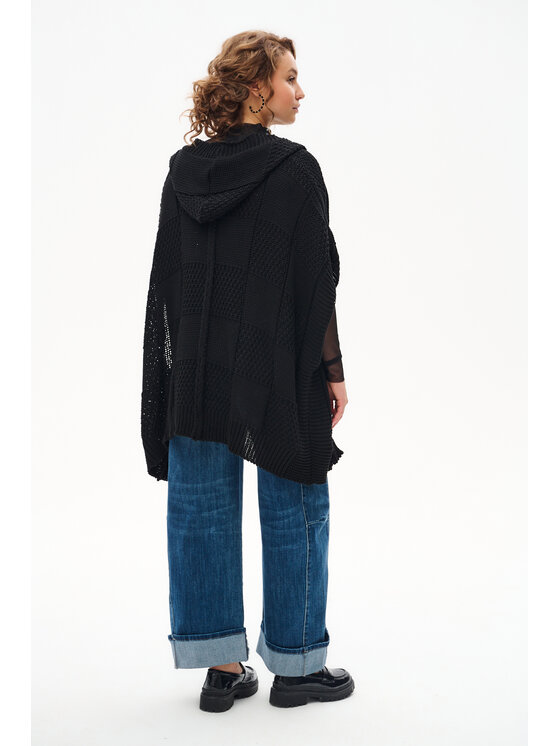 blue shadow blue shadow Kardigan Tamashi Czarny Regular Fit