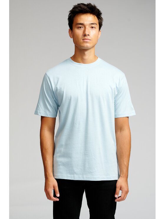 TeeShoppen TeeShoppen T-Shirt 'Oversized Collection' Niebieski Oversize