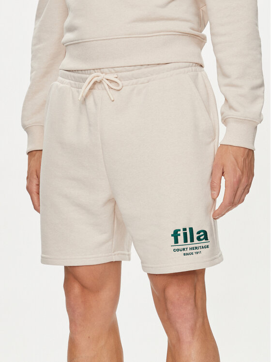 Fila Pantaloncini sportivi FAM0678 Beige Regular Fit Modivo