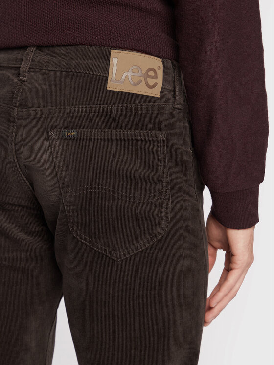 Lee Lee Pantaloni di tessuto Daren L707AXFM 112321986 Marrone Regular Fit