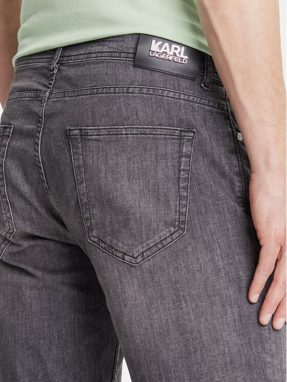 KARL LAGERFELD KARL LAGERFELD Jeansshorts 265820 552833 Schwarz Regular Fit