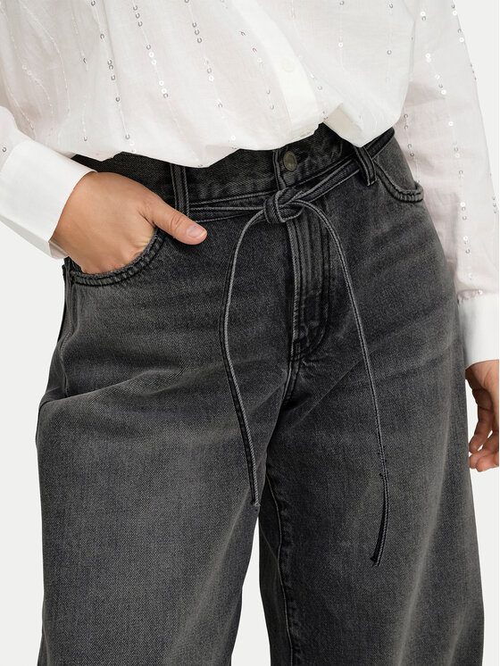 ONLY ONLY Jeans hlače Gianna 15347094 Črna Balloon Fit