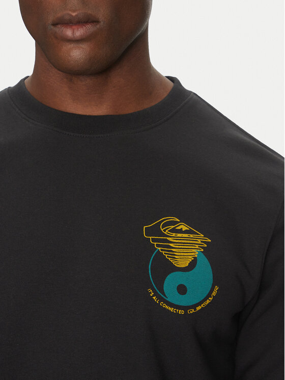 Quiksilver Quiksilver Μπλούζα EQYFT05055 Μαύρο Regular Fit