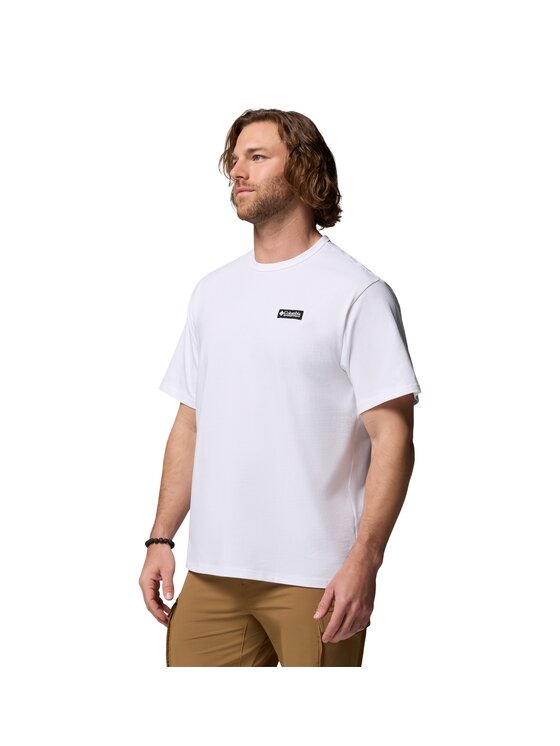 Columbia Columbia T-Shirt 215504 Biały Regular Fit