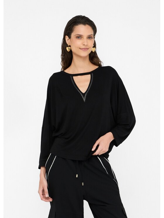 Liu Jo Liu Jo T-shirt TF5185JS36022222 Nero Regular Fit