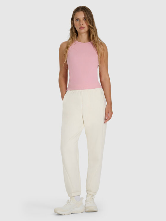 4F 4F Tank top NOS Różowy jasny Slim Fit